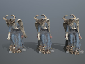 Woman Statue Model 3D