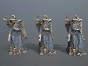Woman Statue 3D Model