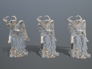 Woman Statue Model 3D