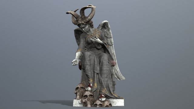 Woman Statue Model 3D .c4d .max .obj .3ds .fbx .stl .blend 