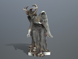 Woman Statue Model 3D