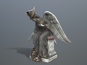 Woman Statue Model 3D