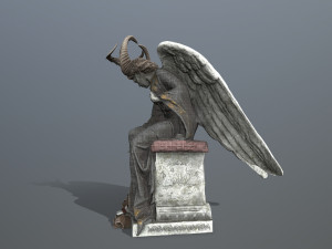 Woman Statue Model 3D