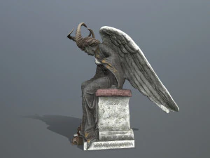 Woman Statue 3D Model