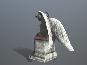 Woman Statue Model 3D