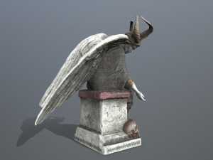 Woman Statue Model 3D