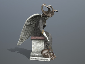 Woman Statue Model 3D