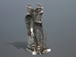 Woman Statue 3D Model