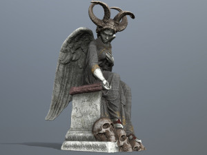 Woman Statue Model 3D