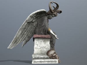 Woman Statue Model 3D