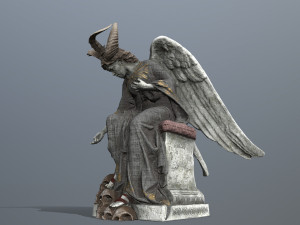 Woman Statue Model 3D