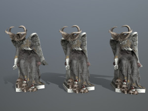 Woman Statue Model 3D