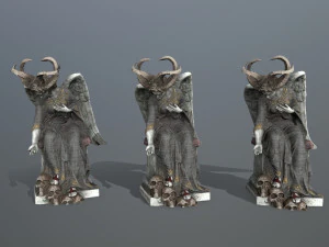 Woman Statue 3D Model