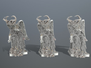 Woman Statue Model 3D