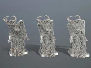 Woman Statue 3D Model