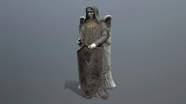 Woman Statue 3D Model .c4d .max .obj .3ds .fbx .stl .blend 