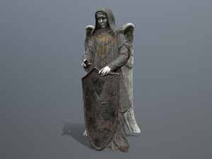 Woman Statue Model 3D