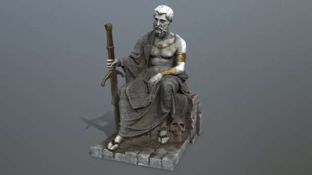 Man Statue 3D मॉडल .c4d .max .obj .3ds .fbx .stl .blend 