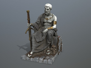 Man Statue 3D मॉडल