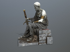 Man Statue 3D मॉडल