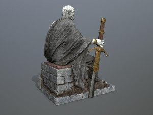 Man Statue 3D मॉडल