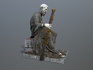 Man Statue 3D मॉडल