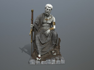 Man Statue 3D मॉडल