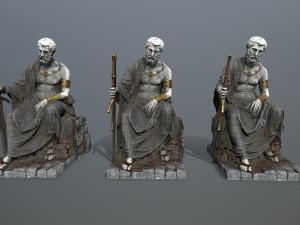 Man Statue 3D मॉडल