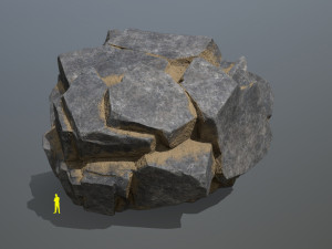 Desert cliff rocks 3D Модель