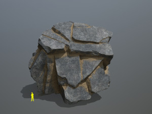 Desert cliff rocks 3D Модель