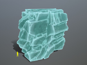 Ice rocks Model 3D