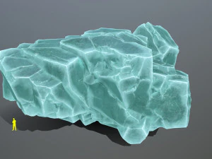Ice rocks 3D Model