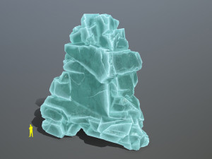 Ice rocks Model 3D