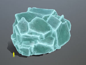 Ice rocks Model 3D