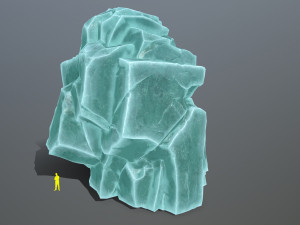 Ice rocks Model 3D
