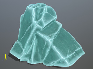 Ice rocks Model 3D