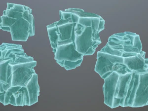 Ice rocks 3D Model