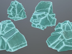 Ice rocks Model 3D