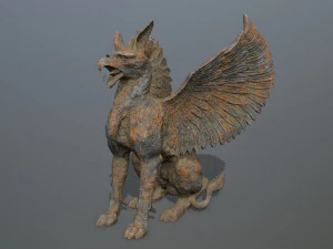 Statue Creature 3D Model