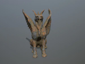 Statue Creature 3D Model