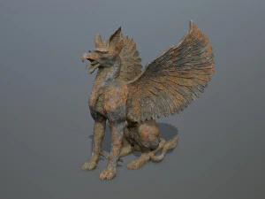 Statue Creature 3D Model