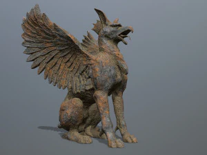 Statue Creature 3D Model