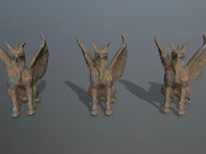 Statue Creature 3D Model