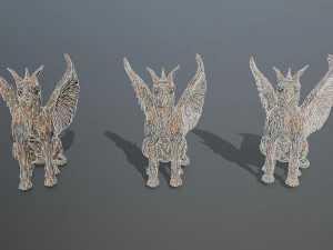 Statue Creature 3D Model