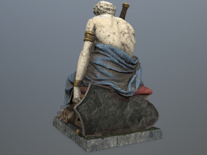 Man Statue 3D Model