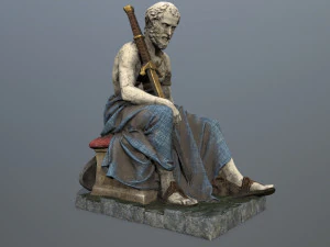 Statua mężczyzny Model 3D