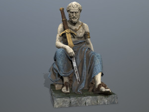 Man Statue 3D Model