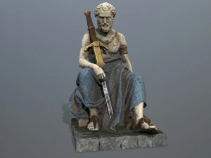 Statua mężczyzny Model 3D