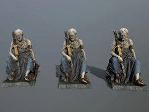 Statua mężczyzny Model 3D