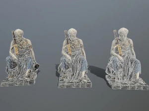 Statua mężczyzny Model 3D